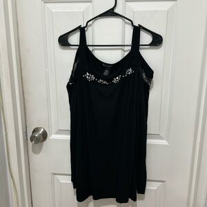 INC Embellished Cold Shoulder Blouse